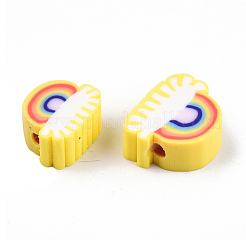 Perline polimero argilla fatto a mano&nbsp;CLAY-N011-63-05