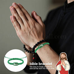 Плетеные браслеты из хлопкового шнура&nbsp;FS-WG5D436-01