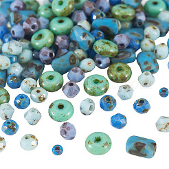 140 Stück 7 Stile Glasperlen-Sets&nbsp;SEED-TAD0001-02A