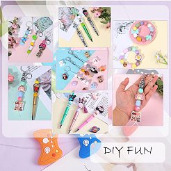 18шт 18 стиля смешанные формы силиконовые фокусные бусины SIL-SZ0001-36