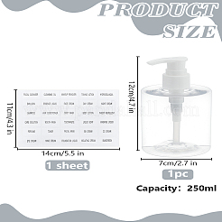 1 шт. пластиковый пустой многоразовый распылитель для домашних животных&nbsp;AJEW-LP0005-63