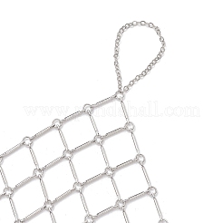 Латунные кабельные цепи кольца браслеты для женщин BJEW-JB11580-02