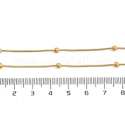 Ожерелья из латунных шариков и змей для мужчин и женщин NJEW-G160-16G