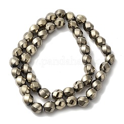 Fili di perline di ematite magnetica sintetica elettrolitica&nbsp;G-I364-J01-02