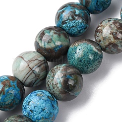 Окрашенный натуральный океанский агат / морская яшма G-E331-30A