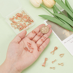 54 шт. 9 стиля латунных петель для колки льда для изготовления подвесок KK-PH0009-96