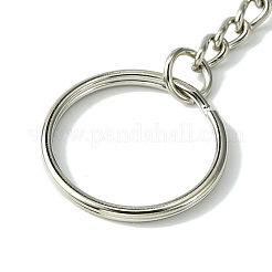 Брелок с подвеской в форме конуса из натурального кварца G-Z033-01U-P