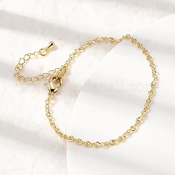 Armbänder aus Messing mit Unendlichkeitsgliedern für Damen&nbsp;BJEW-F531-01G