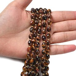 Натуральный красный тигровый глаз бисер пряди G-F809-A18-01