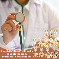 12 шт. подвеска-стетоскоп в виде солнца HJEW-OC00181