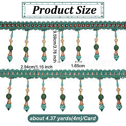 4 м полиэстеровая кружевная лента с бахромой DIY-OC0013-57A