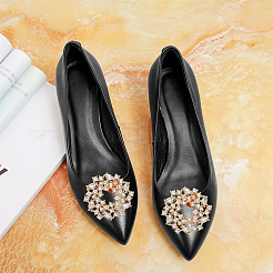 1 пара пряжек для обуви из сплава DIY-WR0004-08B