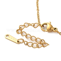 Colliers pendentifs constellation en acier inoxydable doré 202&nbsp;LS-NJEW-K380-02G-10