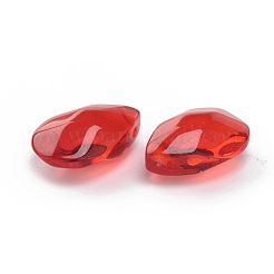 ガラスチャーム  多面カット  ティアドロップ  ミックスカラー  12x8x5mm  穴：0.8mm&nbsp;RGLA-G077-H01-M1