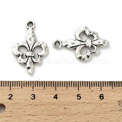 Подвески из сплава в тибетском стиле с символом лилии PALLOY-E776-01AS-02