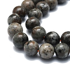 Brins de perles de syénite fluorescente naturelle (lueur sous la lumière uv)&nbsp;G-G789-02C