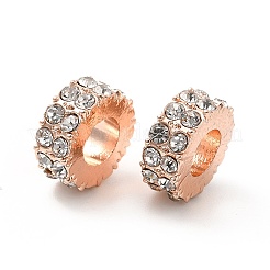 Стойки покрытие сплава горный хрусталь европейских бусы PALLOY-P289-29RG