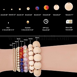 200г 8 стиля 12/0 стеклянных бисера SEED-PH0001-35