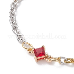 3 шт. 3 стиля браслета-цепочки из текстурированной проволоки из нержавеющей стали 304&nbsp;AJEW-JB01427