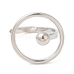 Латунное кольцо RJEW-G288-09P