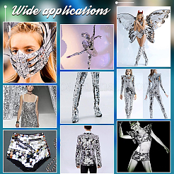 300 шт. 3 стиля пришивных зеркальных стразов&nbsp;DIY-PH0013-82