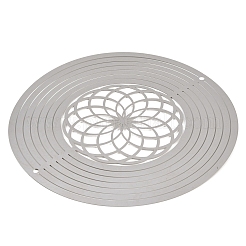 Ветряная вертушка с вращающимся подвесным механизмом из нержавеющей стали 201 (3d).&nbsp;STAS-B122-01P-09