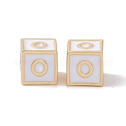 Стойки покрытие латунь эмаль бисер&nbsp;KK-B060-04G-04O