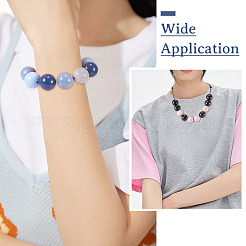 100шт 10 цвета непрозрачные акриловые бусины&nbsp;MACR-BT0001-06