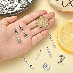 100шт посуда подвески из сплава в тибетском стиле&nbsp;TIBEP-CJ0002-19