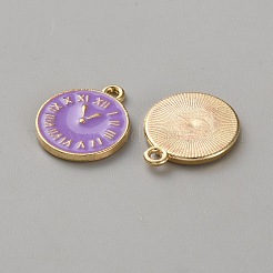 Legierung Anhänger mit Emaille&nbsp;PALLOY-WH0120-03C