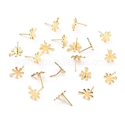 201 фурнитура для сережек-гвоздиков из нержавеющей стали STAS-C044-04G