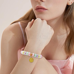6 pieza de brazalete ajustable de alambre de acero inoxidable 304.&nbsp;MAK-BBC0001-24C-G