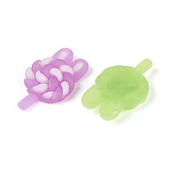 Светящиеся и матовые прозрачные кабошоны из смолы&nbsp;RESI-T026-08M