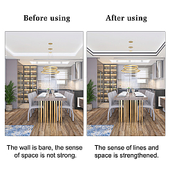 Гибкая самоклеящаяся молдинг из нержавеющей стали AJEW-WH0258-213B