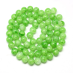 Выпечки окрашенные нити шарик хруст стекла&nbsp;LS-DGLA-Q023-6mm-YS44