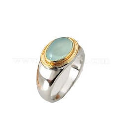 Овальные латунные кольца кошачий глаз FS-WGC727D-01