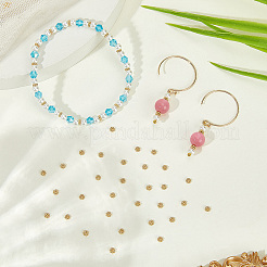 80 шт. разделительные бусины из нержавеющей стали 304&nbsp;STAS-BBC0008-27D-G