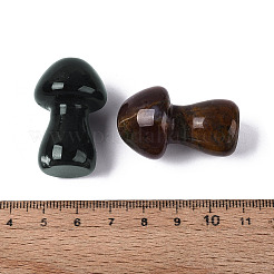 Décorations de champignons en agate indienne naturelle&nbsp;G-Q602-03E