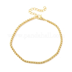 Латунные браслеты-цепочки «Бостон» для женщин&nbsp;BJEW-C140-17G