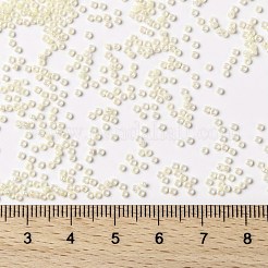 MIYUKIラウンドロカイユビーズ  日本製シードビーズ  15/0  （rr486)アイボリーパールセイロンab  15/0  1.5mm  穴：0.7mm  約5555PCS /ボトル  10 G /ボトル&nbsp;SEED-JP0010-RR0486