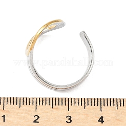 Регулируемые манжетные кольца из нержавеющей стали 304 RJEW-S626-01GP-D