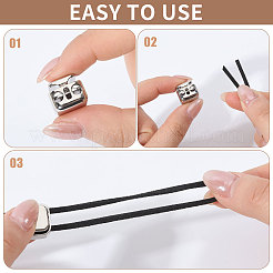 20 шт. замки для шнура из сплава&nbsp;FIND-CA0010-48P