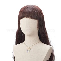 Колье с подвеской в форме капли NJEW-JN04231