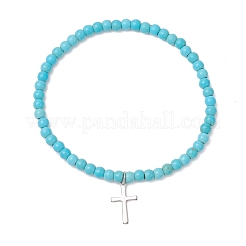 2 шт. браслет с подвесками из нержавеющей стали 201&nbsp;BJEW-JB13274