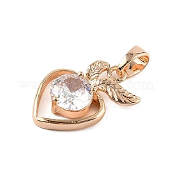 Латунные микро проложить кубического циркония подвески KK-E795-27KCG-01