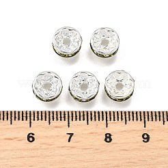 Латунь марки А горный хрусталь Spacer бисер&nbsp;RB-A014-Z8mm-09S