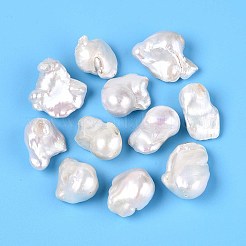 Натуральные культивированные пресноводные бусины из жемчуга Кеши в стиле барокко PEAR-N012-J21-01