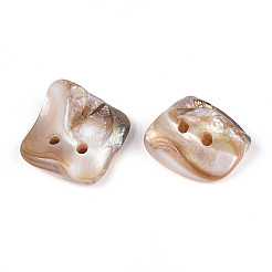 2 кнопки оболочки отверстия пресноводные SHEL-T020-18