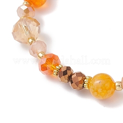 3 шт. 3 стильных браслета с подвесками из эмалированного сплава и АБС-пластика с имитацией жемчуга в стиле Дня благодарения BJEW-JB12627