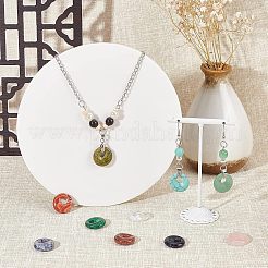 10шт 10 стиля подвески из натуральных и синтетических драгоценных камней&nbsp;G-CA0001-52